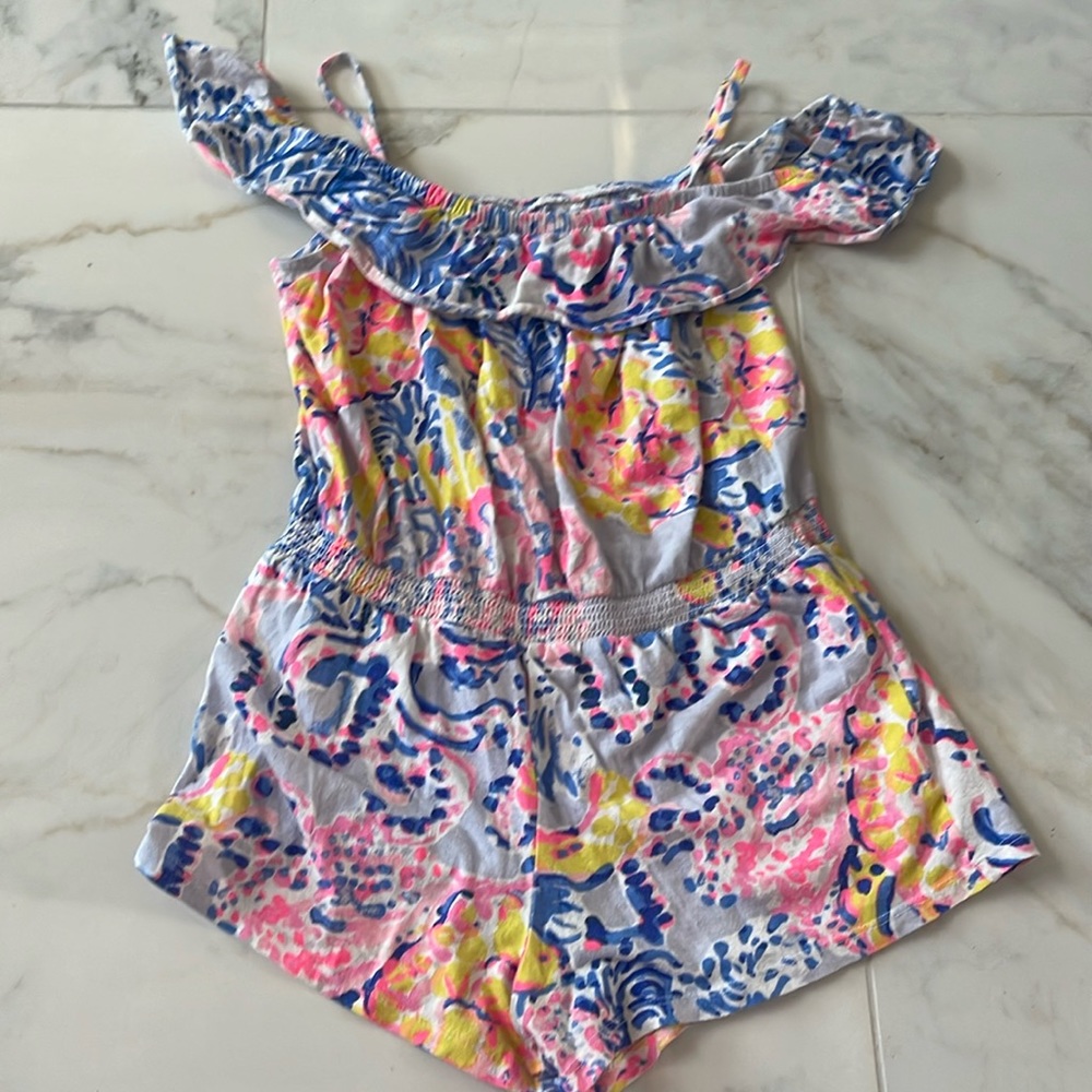 Lilly Pulitzer cotton romper size 6/7